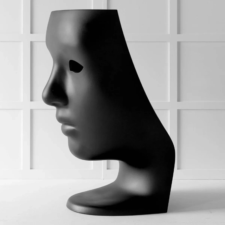 Fauteuil NEMO pivotant Rouge laqué DRIADE