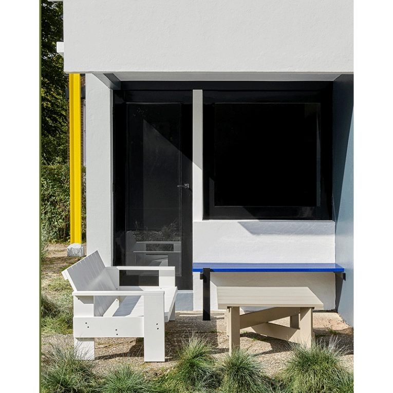 Table basse CRATE 75x75 Blanc HAY