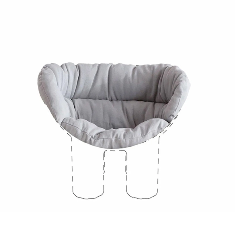 Coussin Coussin pour fauteuil ROLY POLY Bonifacio gris clair DRIADE