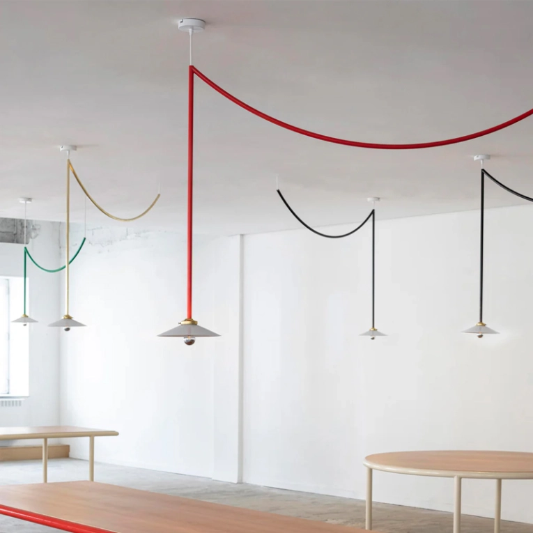 Suspension CEILING LAMP N°5 Rouge VALERIE OBJECTS