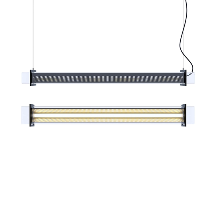 Suspension QUADRATUBE P1 Champagne SAMMODE STUDIO