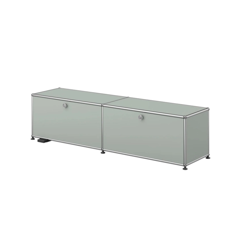Meuble de rangement USM HALLER E M59 Rouge rubis USM USM HALLER