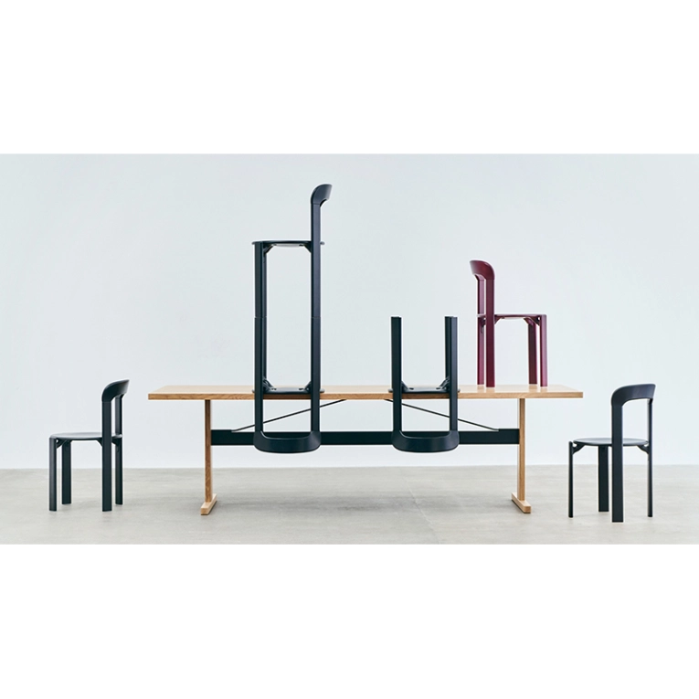 Tabouret haut REY H 65 Noir HAY