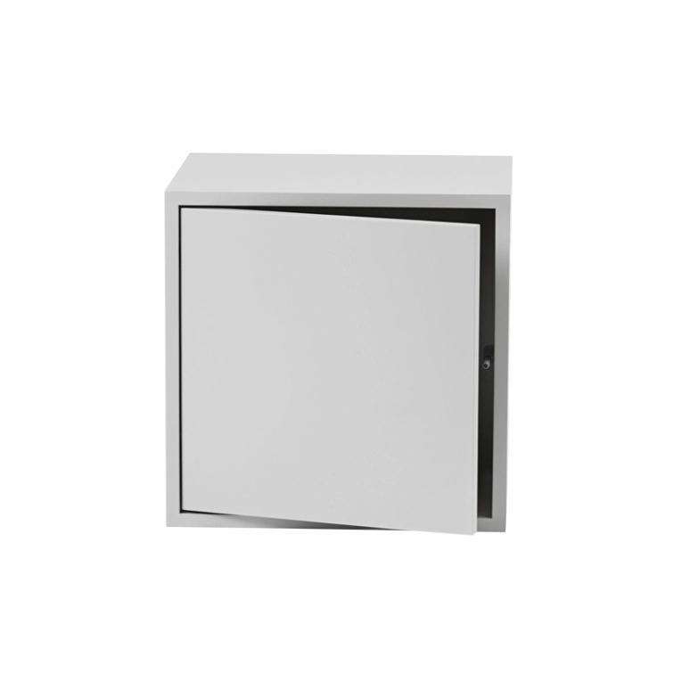 Etagère STACKED Medium avec porte Gris clair MUUTO