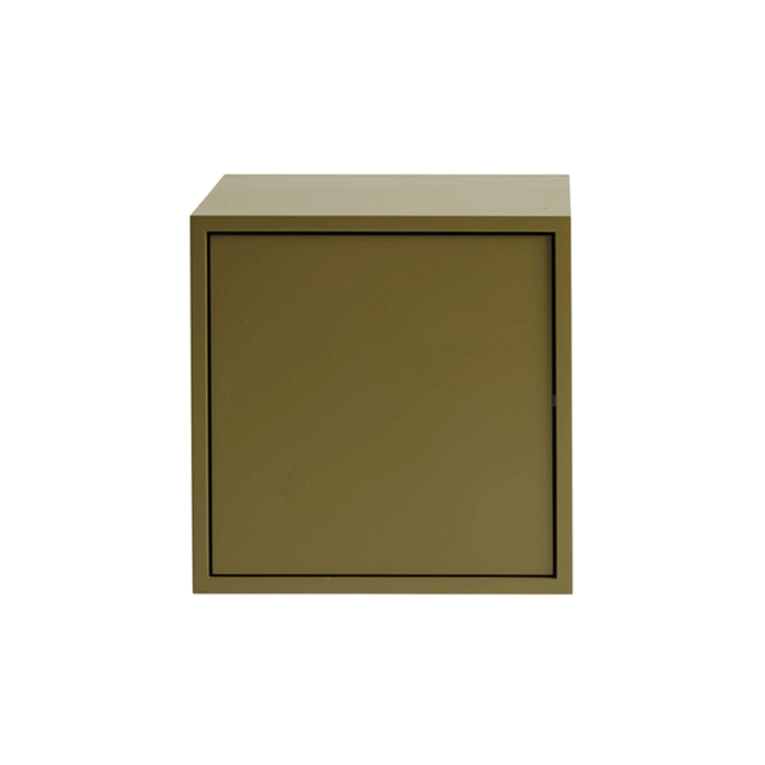 Etagère STACKED Medium avec porte Vert brun MUUTO
