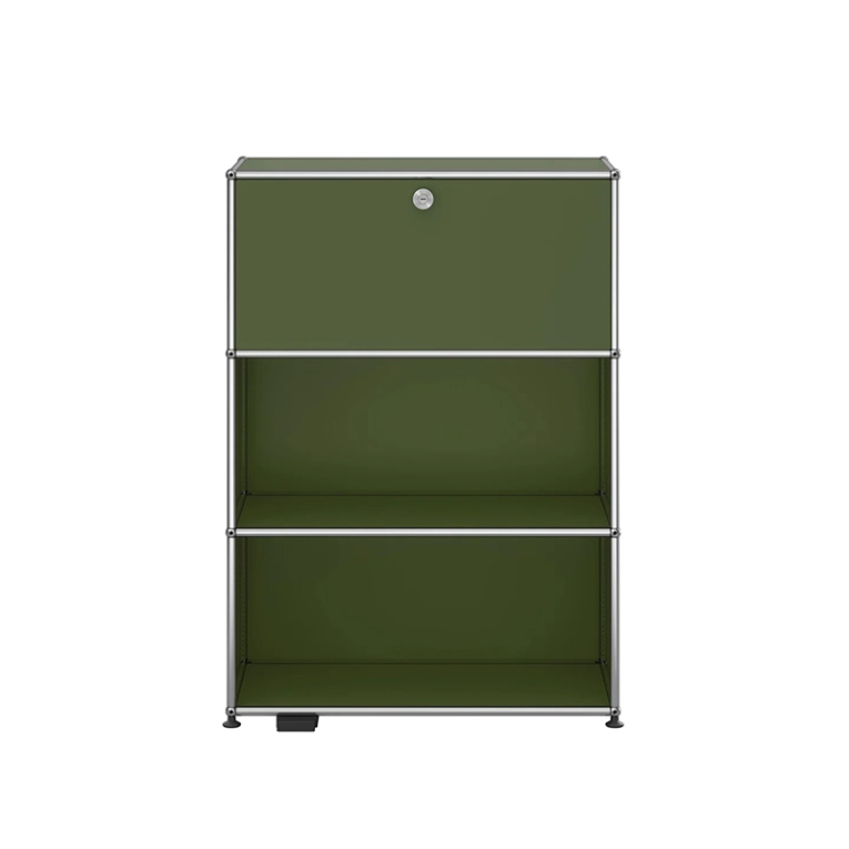Meuble de rangement USM HALLER E M58 Vert olive USM HALLER