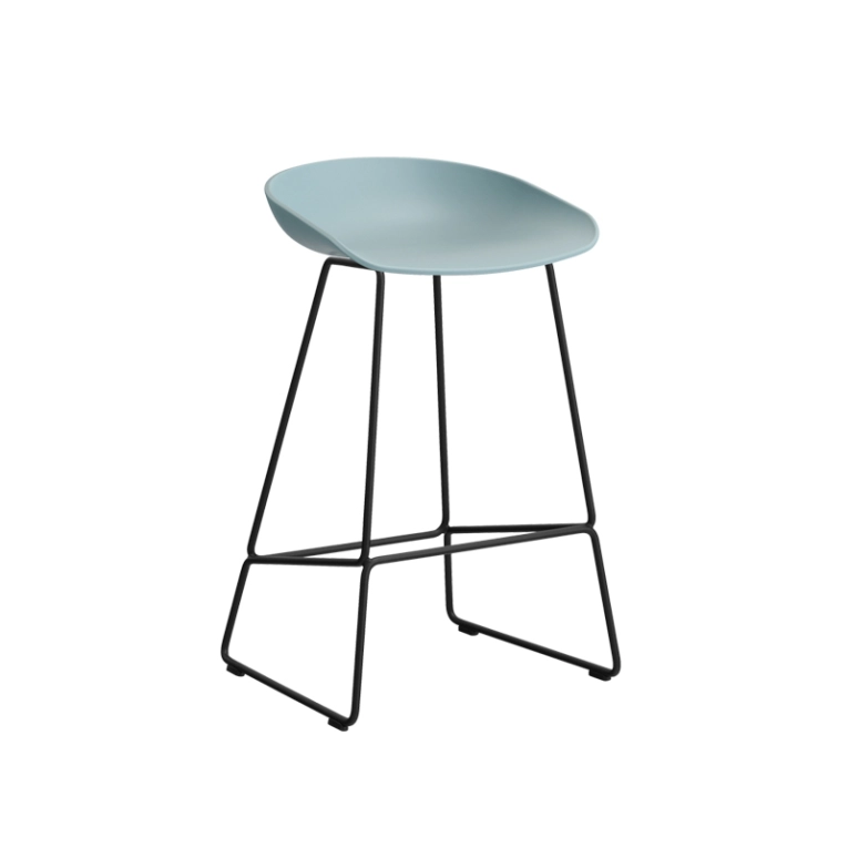 Tabouret haut ABOUT A STOOL AAS 38 H65 Dusty blue HAY