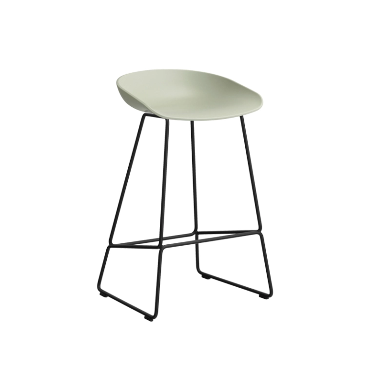 Tabouret haut ABOUT A STOOL AAS 38 H65 Pastel green HAY