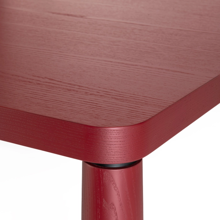 Table TIDONE 150x150 Rouge amarante ZANOTTA