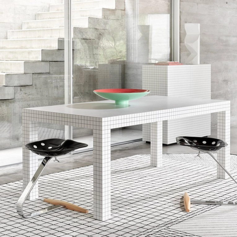 Centre de table & corbeille Coupe CUCULIA Intérieur rouge / extérieur vert ZANOTTA