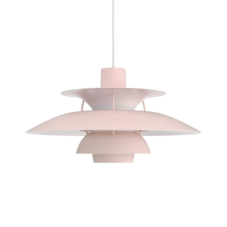 Suspension PH 5 Rose pâle LOUIS POULSEN