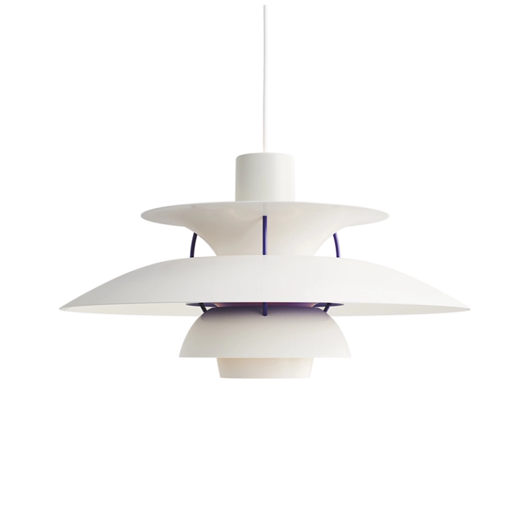 Suspension PH 5 Blanc classique LOUIS POULSEN