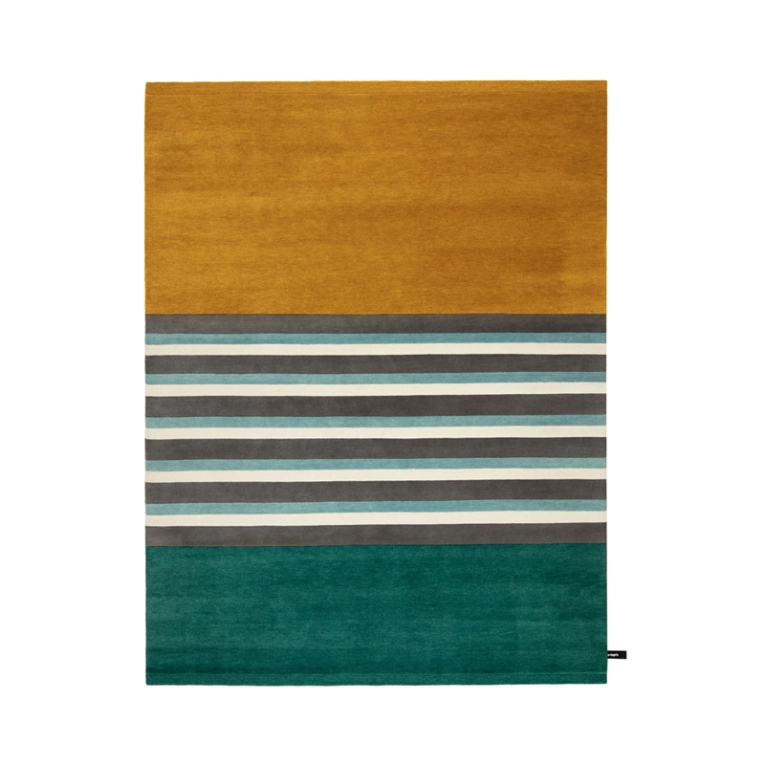 Tapis Tapis LES ARCS BLEU BLANC GRIS 1972 CC-TAPIS