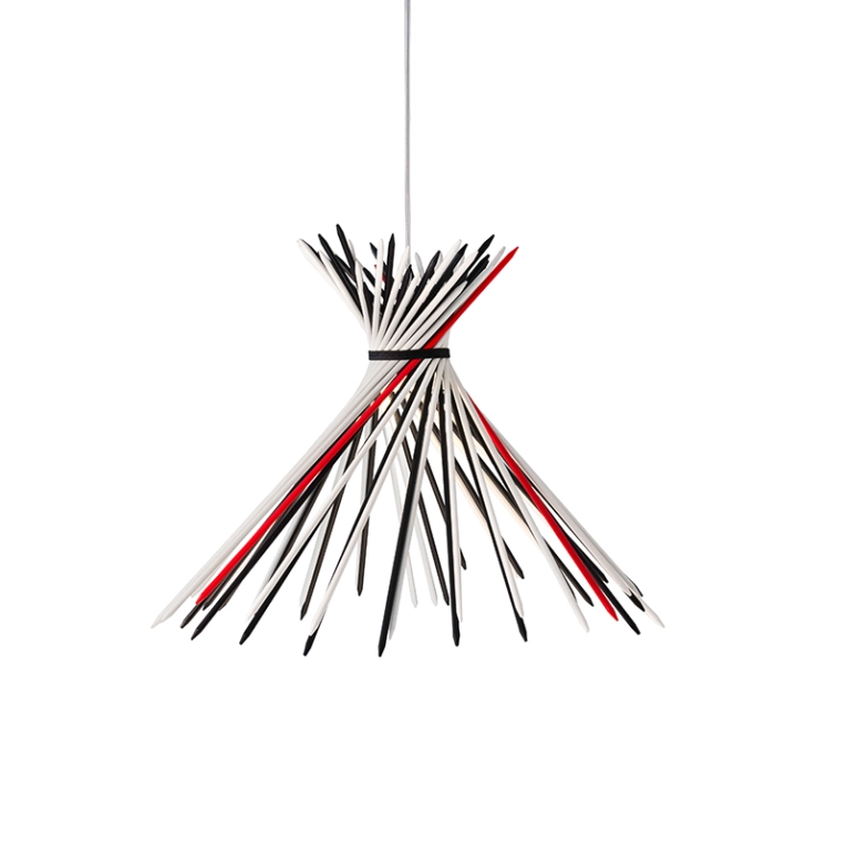 Suspension PIC-A-STIC Noir/Blanc INGO MAURER