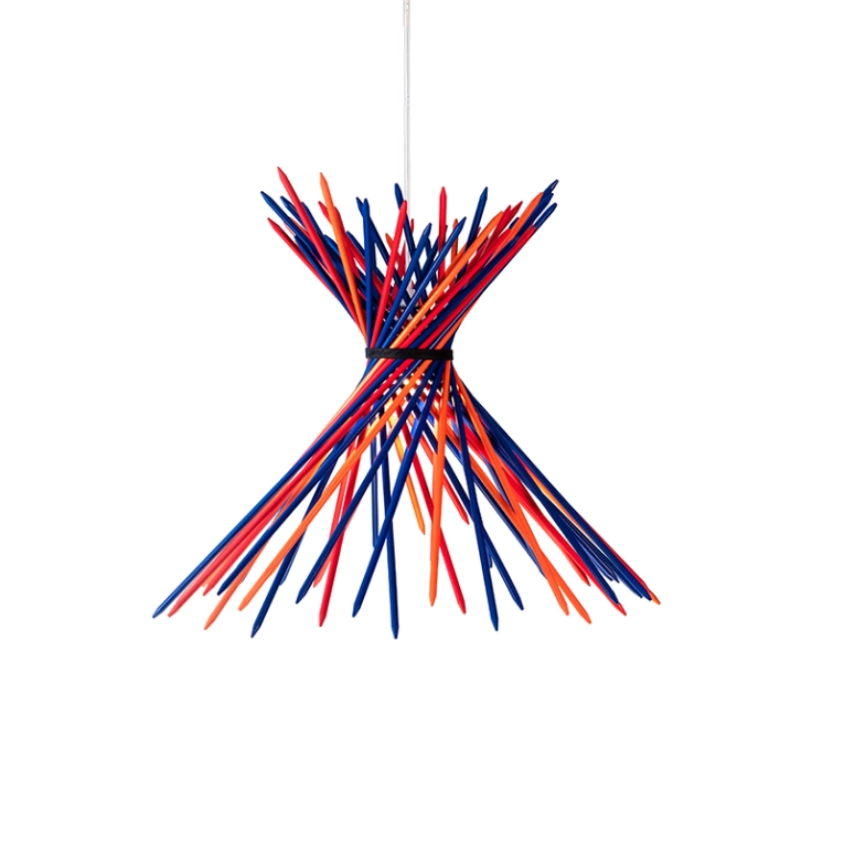 Suspension PIC-A-STIC Bleu-rouge vif/ Orange vif INGO MAURER