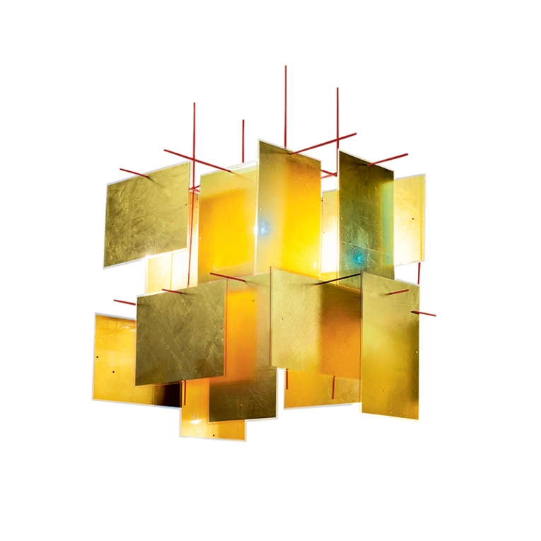 Suspension 1000 KARAT BLAU Doré INGO MAURER