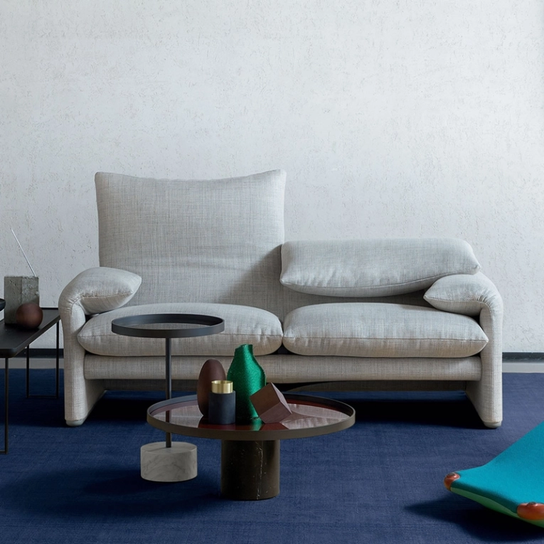 Canapé 675 MARALUNGA 2 places Tensing Acciaio CASSINA