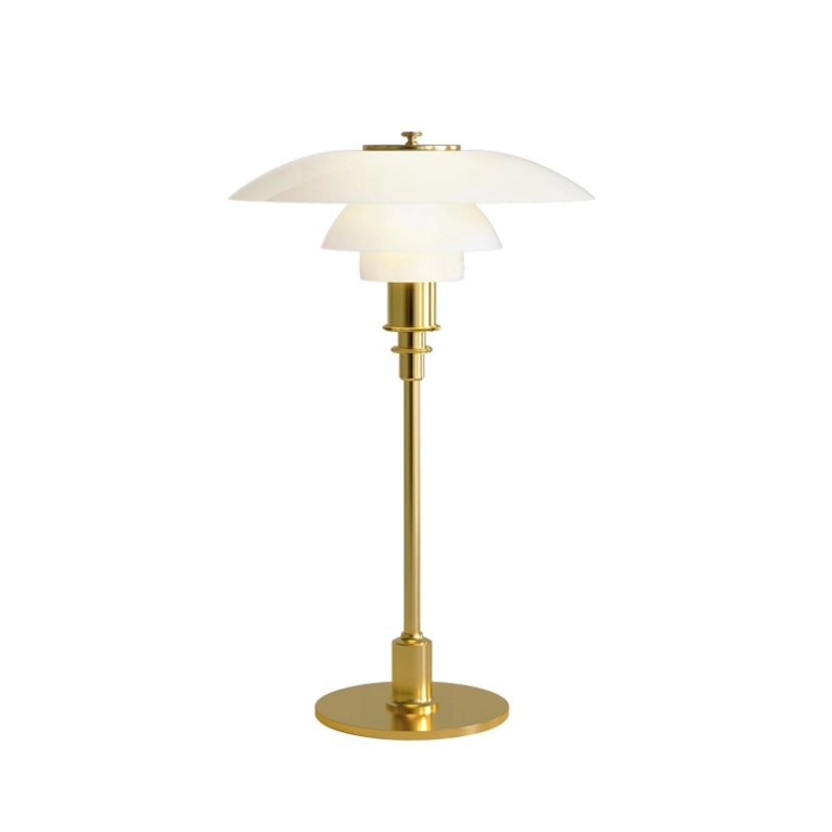 Lampe à poser PH 3/2 TABLE  Laiton métallisé LOUIS POULSEN