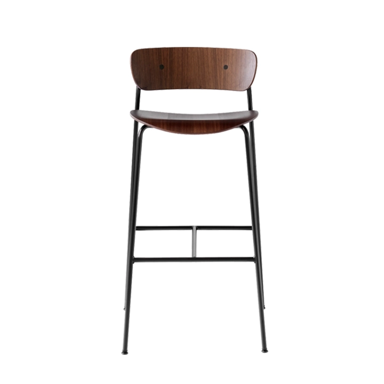 Tabouret haut PAVILION AV9 Noyer AND TRADITION