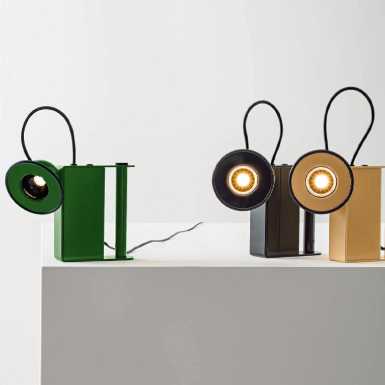 Lampe à poser MINIBOX Vert STILNOVO