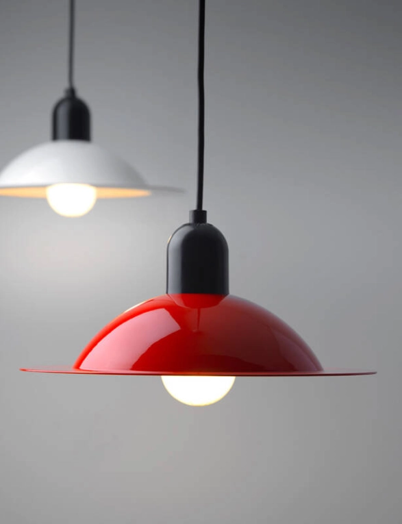 Suspension LAMPIATTA Rouge STILNOVO