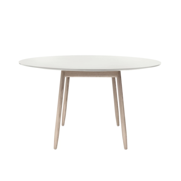 Table ICHA  Ø 125 Champignon/ hêtre blanchi MASSPRODUCTIONS