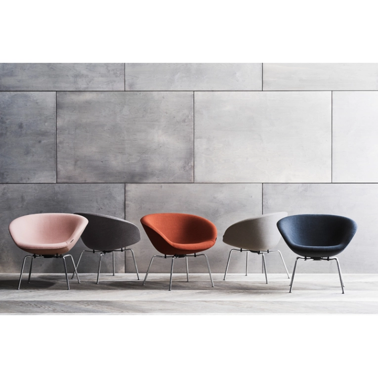 Fauteuil POT Tissu Gris clair 4101 FRITZ HANSEN