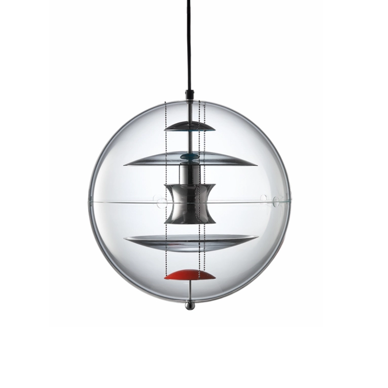 Suspension VP GLOBE Verre fumé VERPAN