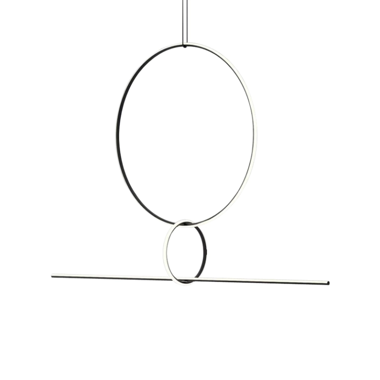 Suspension ARRANGEMENTS Composition 3 Noir mat FLOS