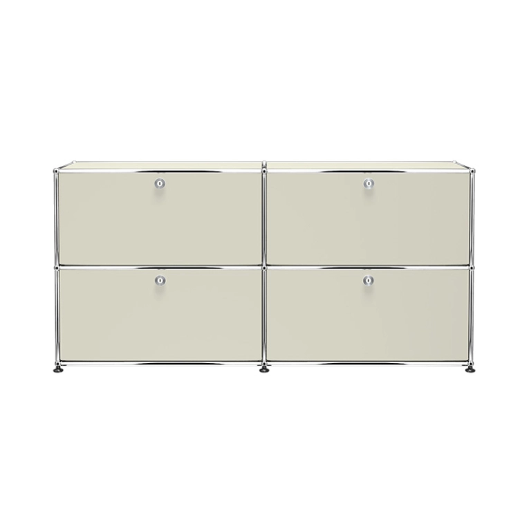 Meuble de rangement USM HALLER E2 Gris clair USM HALLER