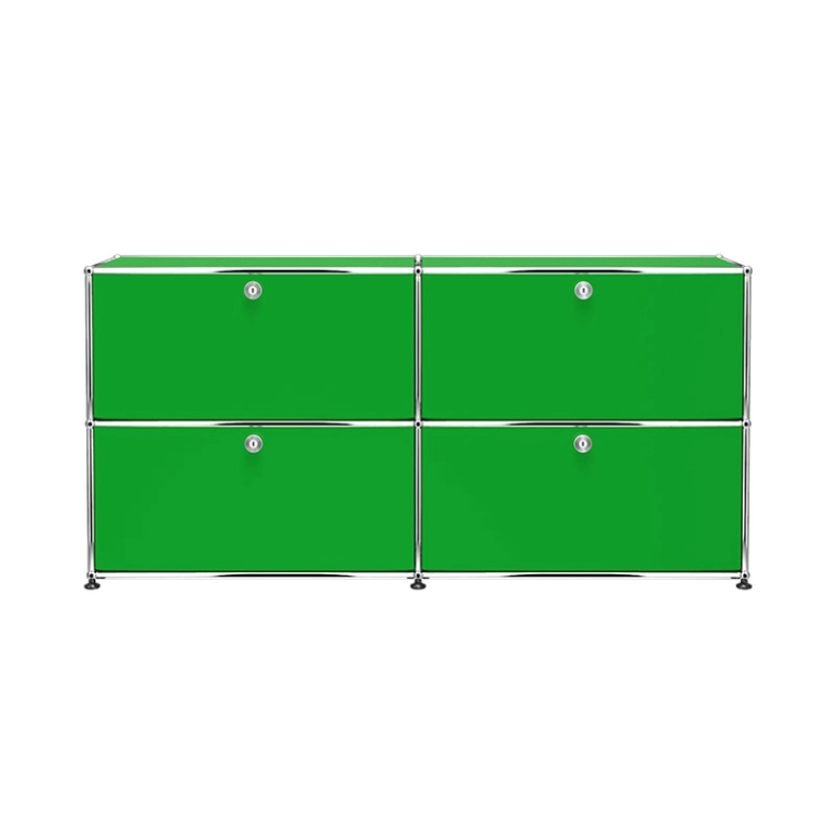 Meuble de rangement USM HALLER E2 Vert USM USM HALLER