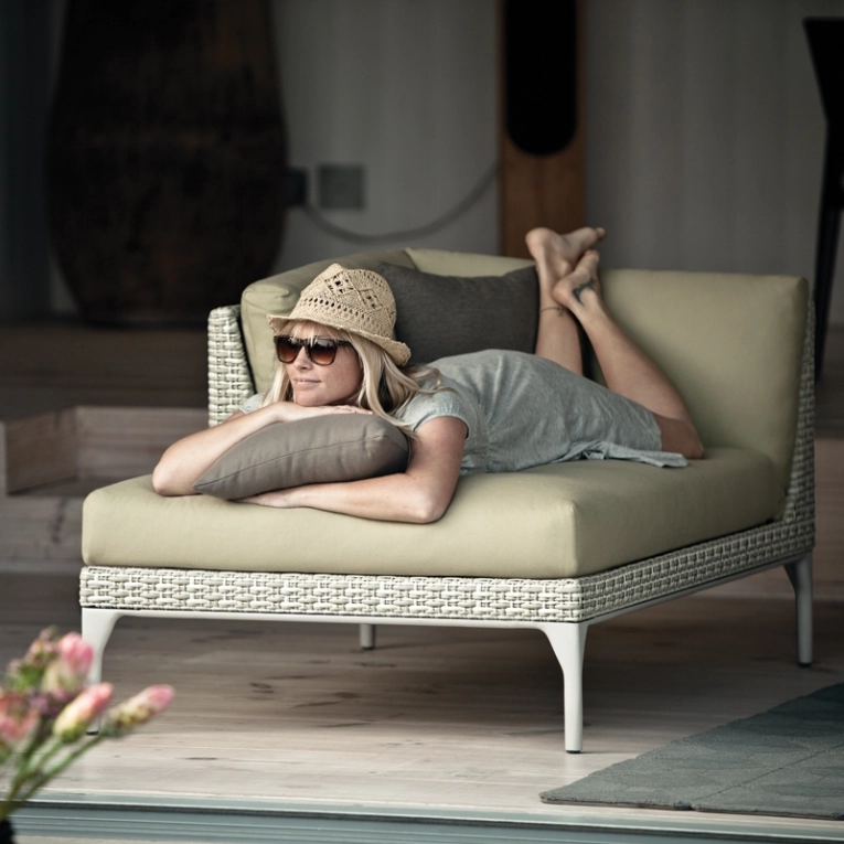 Canapé extérieur MU Daybed gauche Acona DEDON