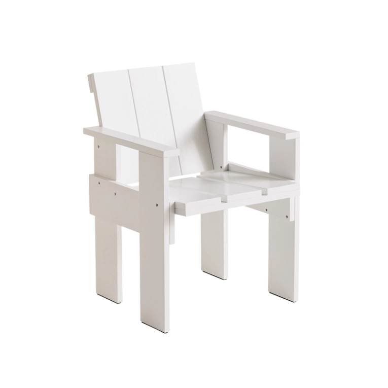 Chaise extérieur Petit fauteuil CRATE Blanc HAY