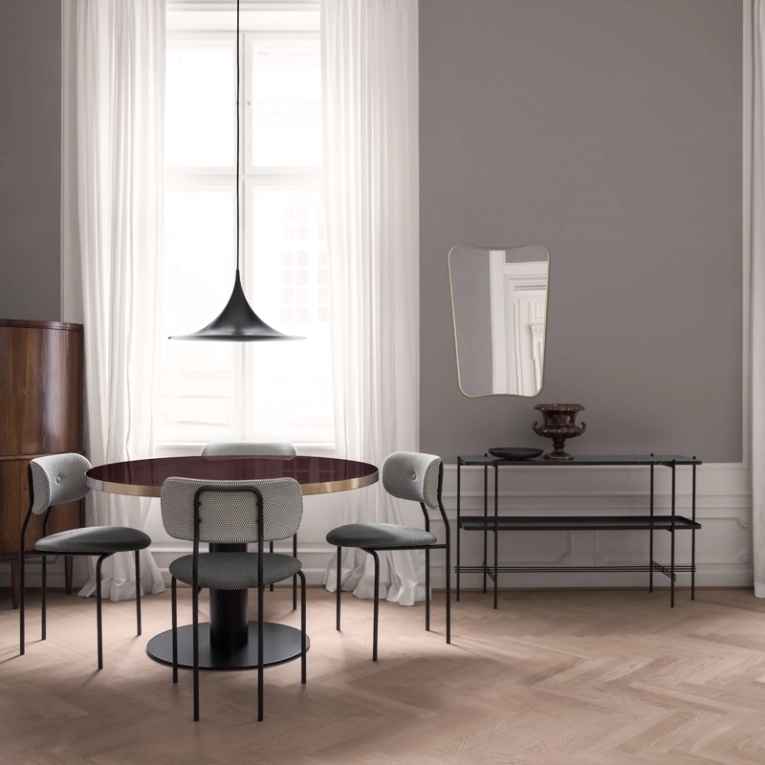 Console TS H 72 Marbre Emperador gris GUBI