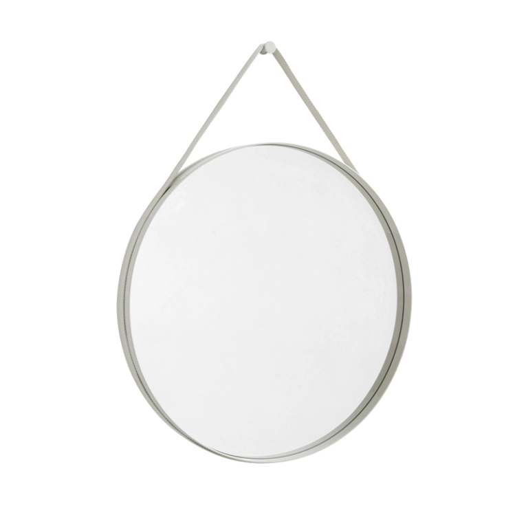 Miroir Miroir STRAP NO 2 Ø 70 Gris clair HAY