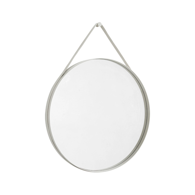 Miroir Miroir STRAP NO 2 Ø 70 Gris clair HAY