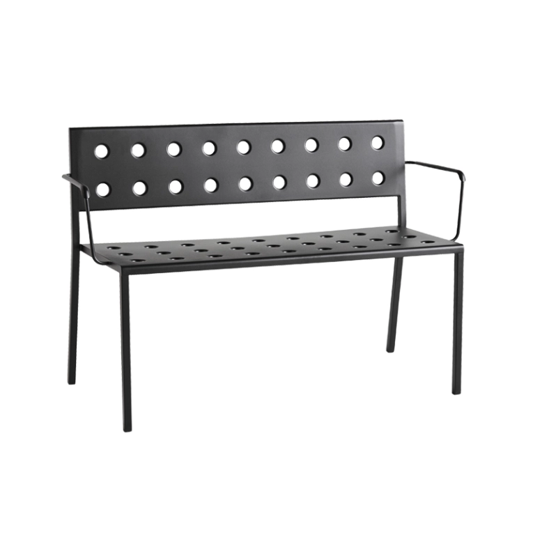 Banc extérieur Banc BALCONY DINING avec accoudoirs Anthracite HAY