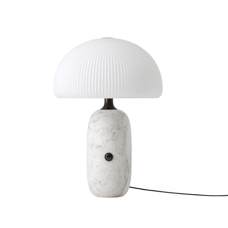 Lampe à poser SCULPTURE Marbre blanc VIPP