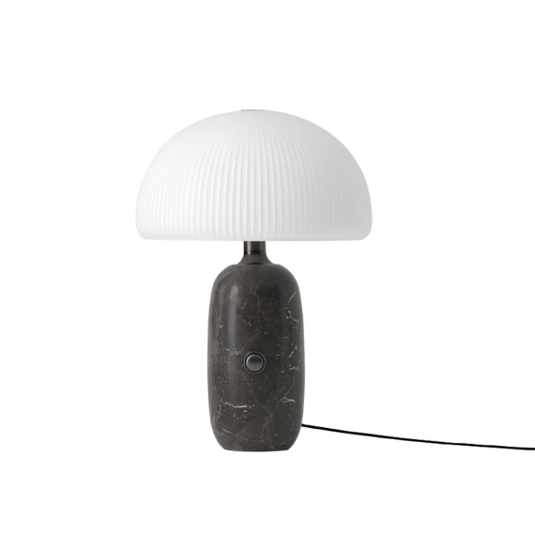 Lampe à poser SCULPTURE SMALL Marbre gris VIPP