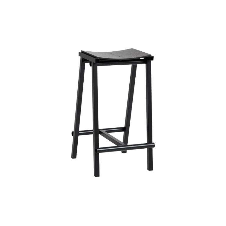 Tabouret haut TABURETE 8 H 66 Noir HAY
