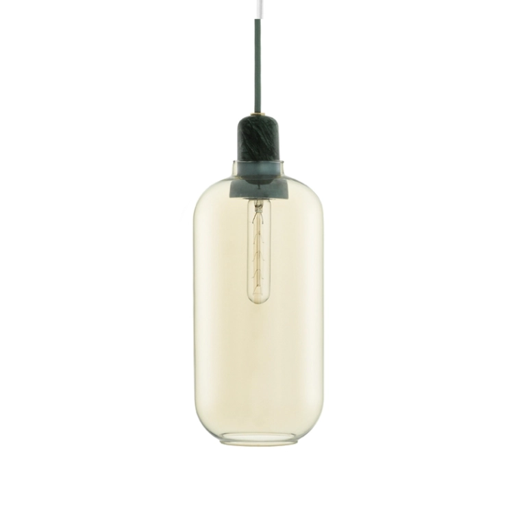Suspension AMP Large Or/ marbre vert Normann Copenhagen