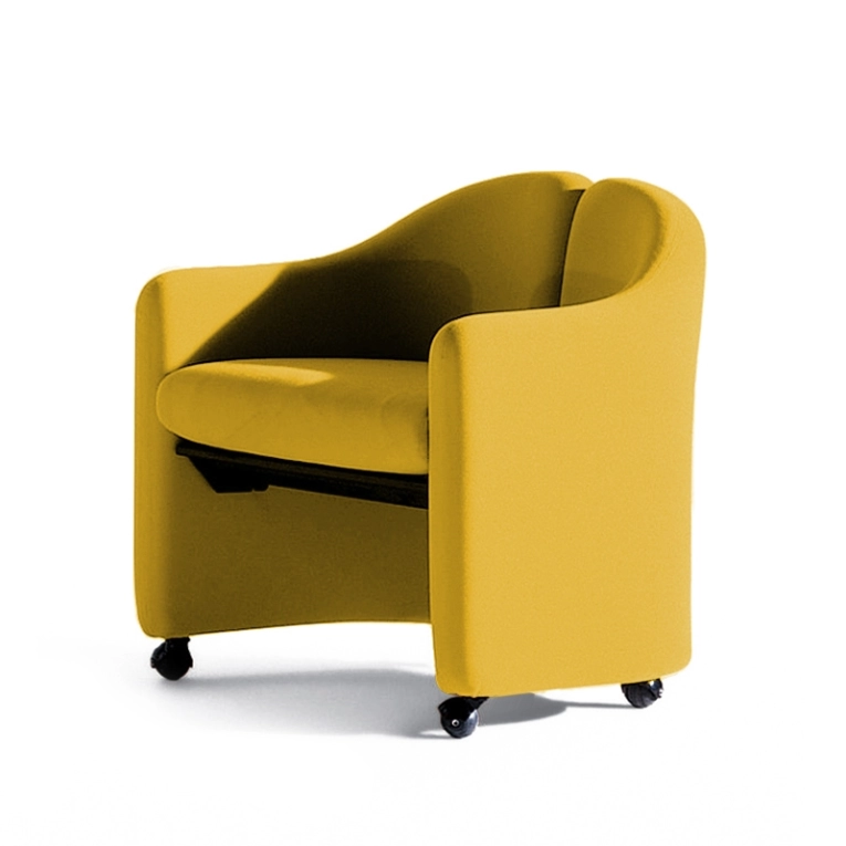 Fauteuil PS142 Jaune moutarde KU2A TECNO