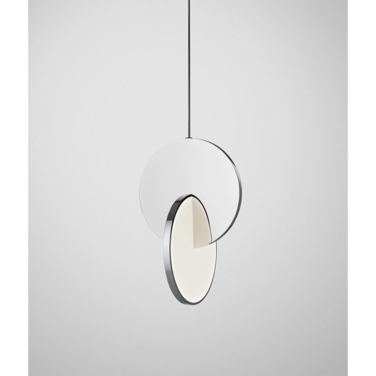Suspension ECLIPSE PENDANT LIGHT Chrome poli LEE BROOM