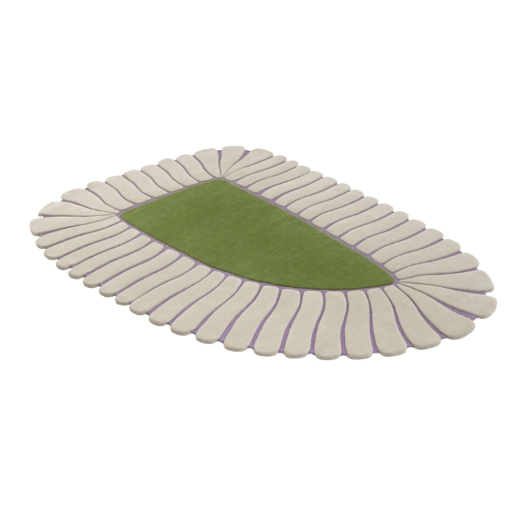 Tapis Tapis M'AMA NON M'AMA MEDIUM Perle/Olive CC-TAPIS