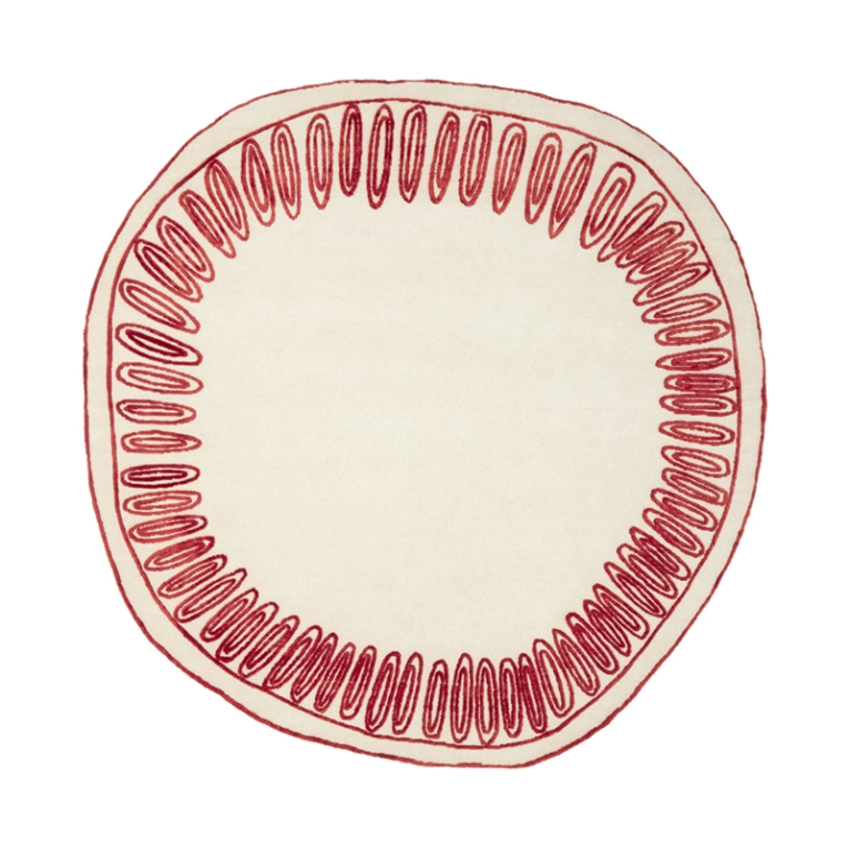 Tapis Tapis NAÏF CROWN Rouge CC-TAPIS
