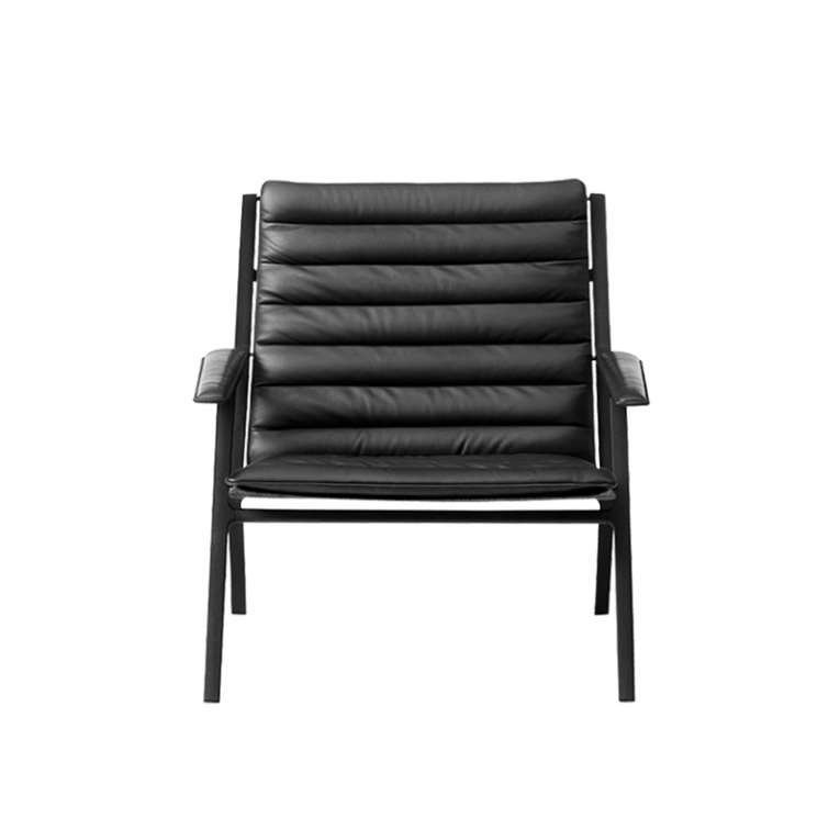 Fauteuil VIPP456 Cuir noir VIPP