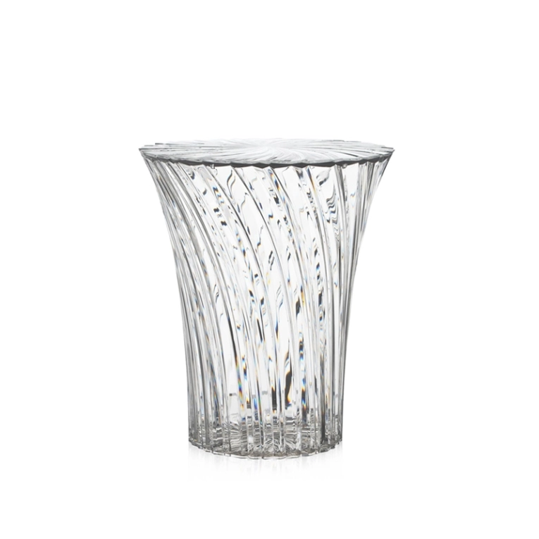 Table d'appoint guéridon SPARKLE Cristal KARTELL