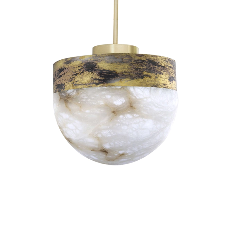 Suspension LUCID 300 Laiton oxydé argenté CTO LIGHTING