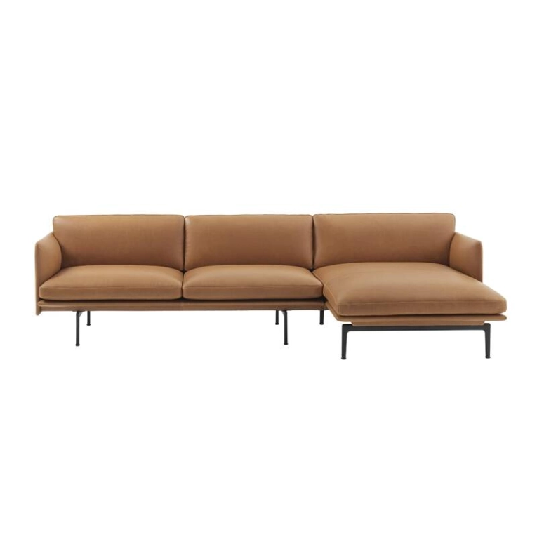 Canapé OUTLINE Chaise longue Cognac MUUTO