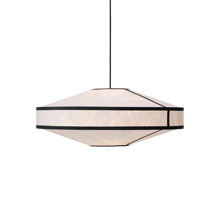 Suspension KITE Ø 75 Noir & blanc NEW WORKS